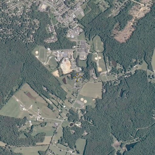 Aerial/Satellite Image of Zion Methodist Church Cemetery, VA