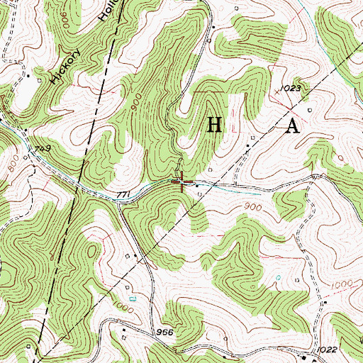 Topographic Map of Higby (historical), WV