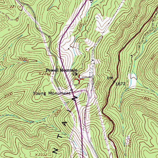Topographic Map of Fairview Schoolhouse (historical), WV