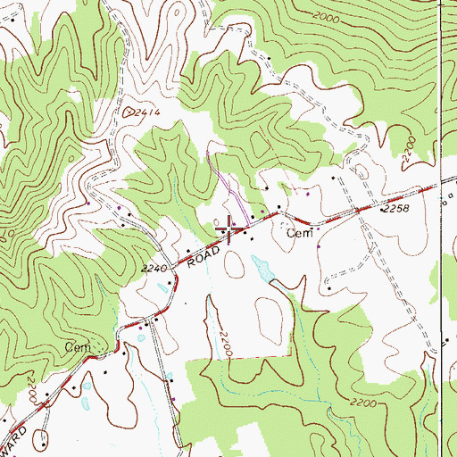 Topographic Map of Moore School (historical), WV