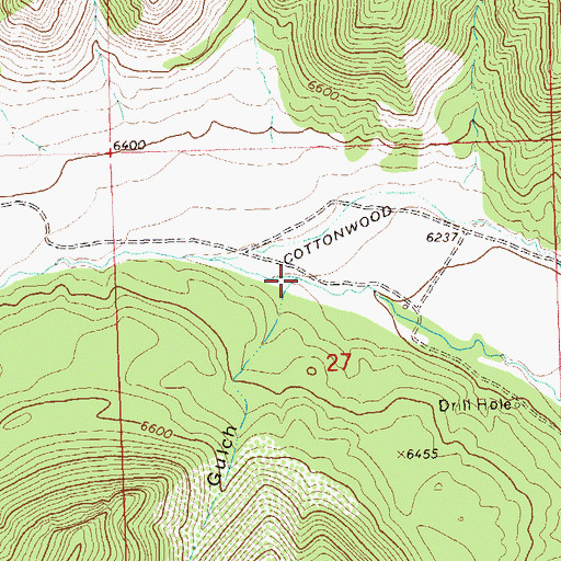 Topographic Map of Stewart Gulch, CO