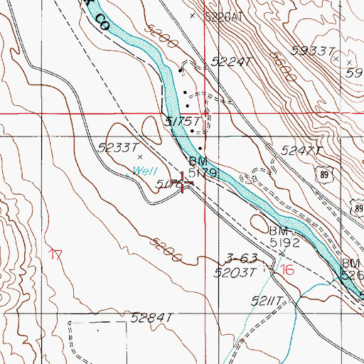Topographic Map of Cinnabar (historical), MT