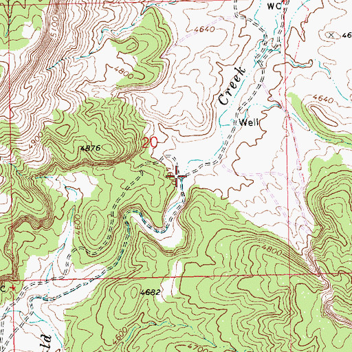 Topographic Map of Rabbit Valley, CO