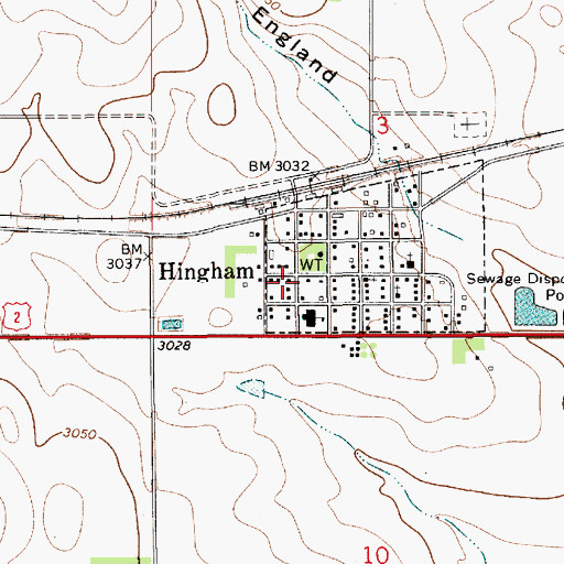 Topographic Map of Evangelical Chapel (historical), MT