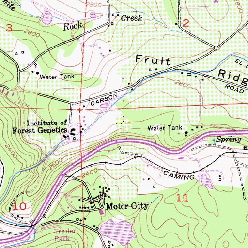 Topographic Map of Boca Vista Orchards, CA