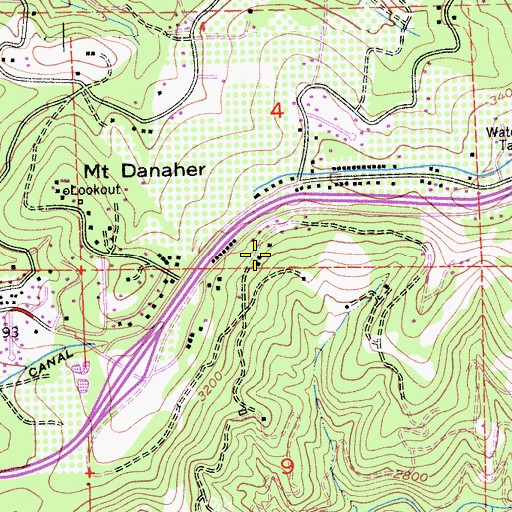 Topographic Map of Eight Mile House State Historic Landmark, CA