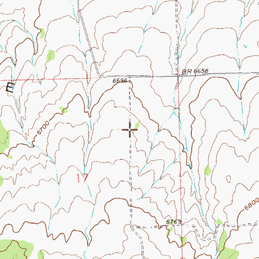 Topographic Map of Glade Park, CO