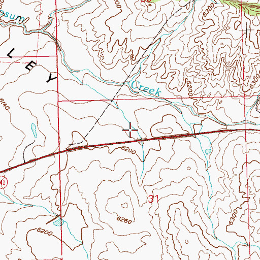 Topographic Map of Z-Bar Mine, CO