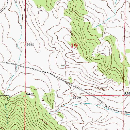 Topographic Map of Carson Mining and Development Mine, CO
