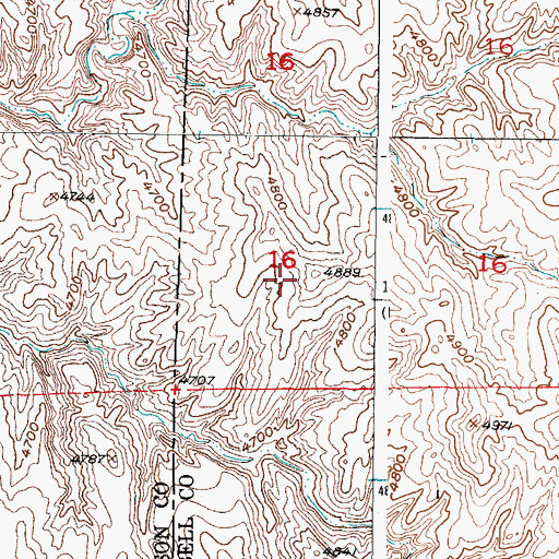Topographic Map of A-Number Ninety-three Mine, WY