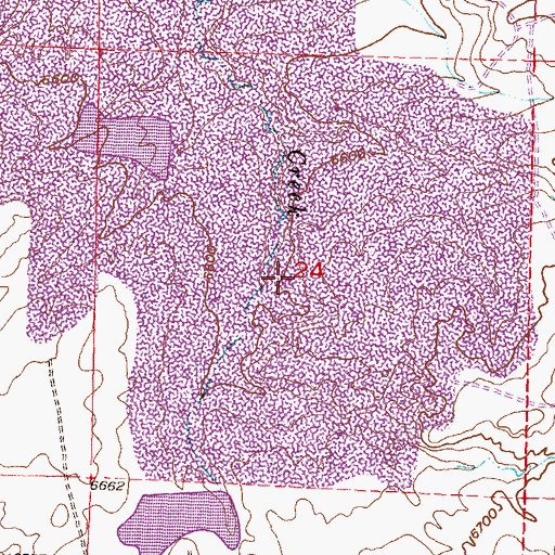 Topographic Map of Loma Mine Group, WY