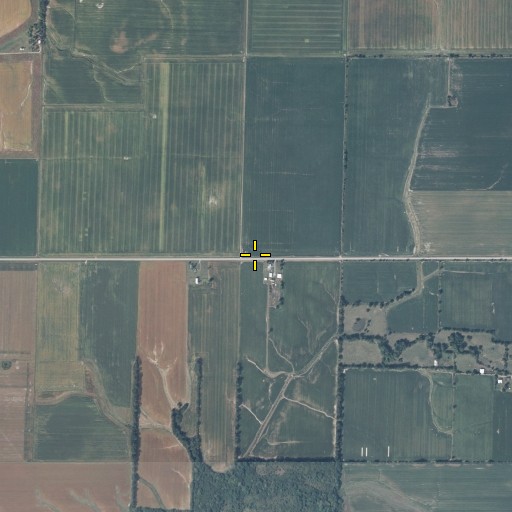 Aerial/Satellite Image of Center School (historical), IL