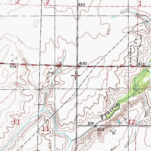 Topographic Map of D'Arcy School (historical), IL