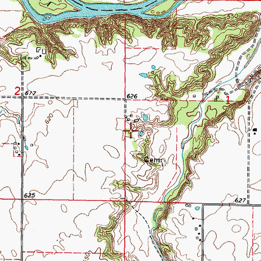 Topographic Map of Classon School (historical), IL