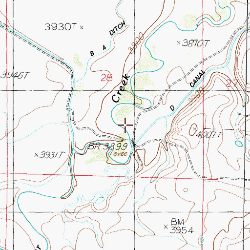 Topographic Map of Broadhead (historical), MT