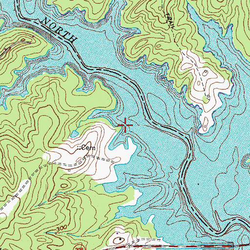 Topographic Map of Boxley Point, VA
