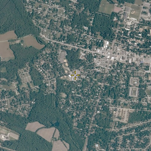 Aerial/Satellite Image of Ashland Grammar School, VA
