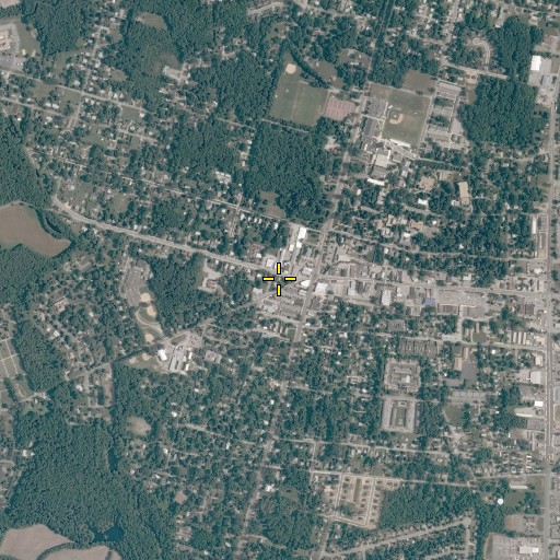 Aerial/Satellite Image of Ashland Municipal Building, VA