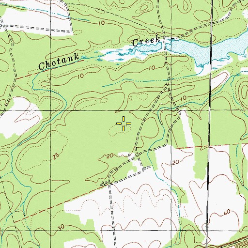 Topographic Map of Caledon State Park, VA