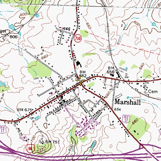 Topographic Map of Frye House, VA