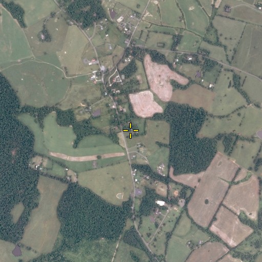 Aerial/Satellite Image of Orlean Methodist Episcopal Church, VA