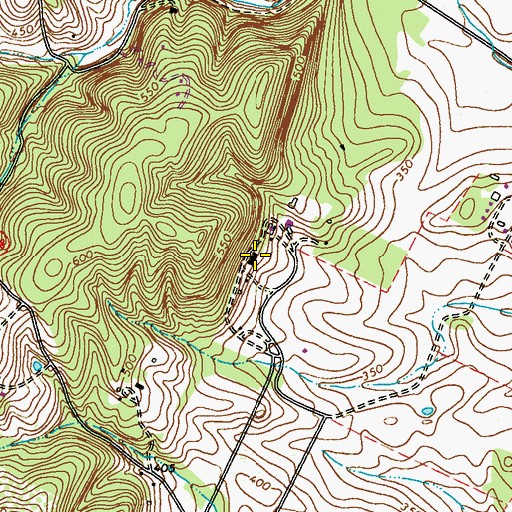Topographic Map of Museum of Hounds and Hunting, VA