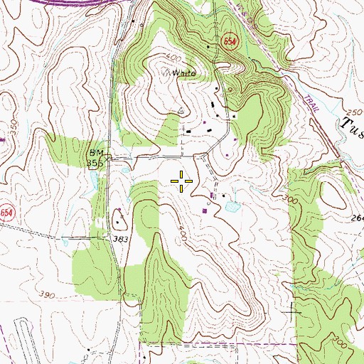 Topographic Map of Cool Spring Elementary School, VA