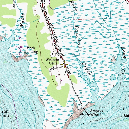 Topographic Map of Earness, VA