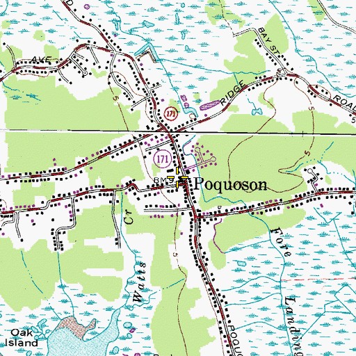 Topographic Map of Trinity Cemetery, VA