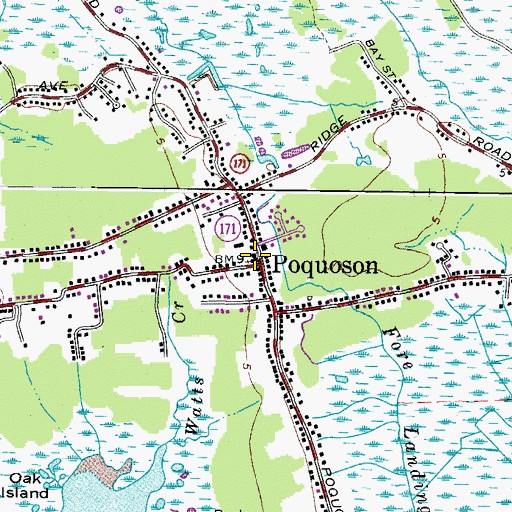 Topographic Map of Trinity United Methodist Church, VA