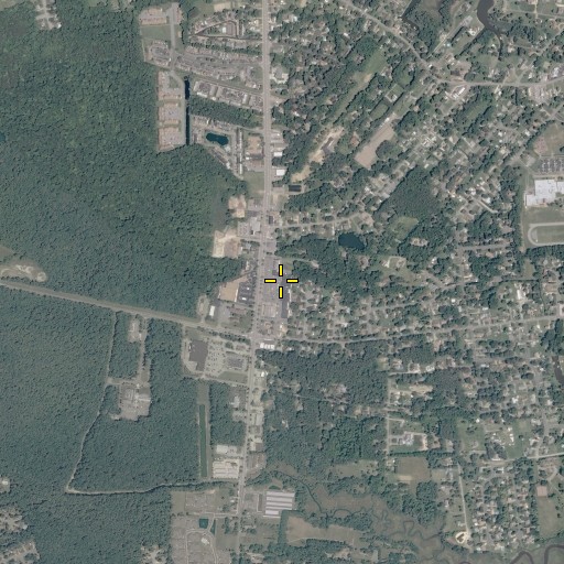 Aerial/Satellite Image of Wythe Creek Plaza Shopping Center, VA