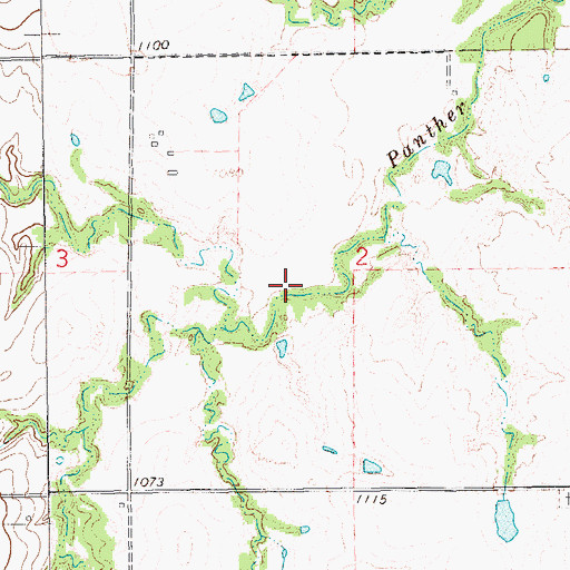 Topographic Map of Upper Black Bear Creek Site 41 Reservoir, OK