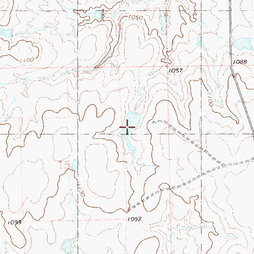 Topographic Map of Oknoname 113151 Reservoir, OK