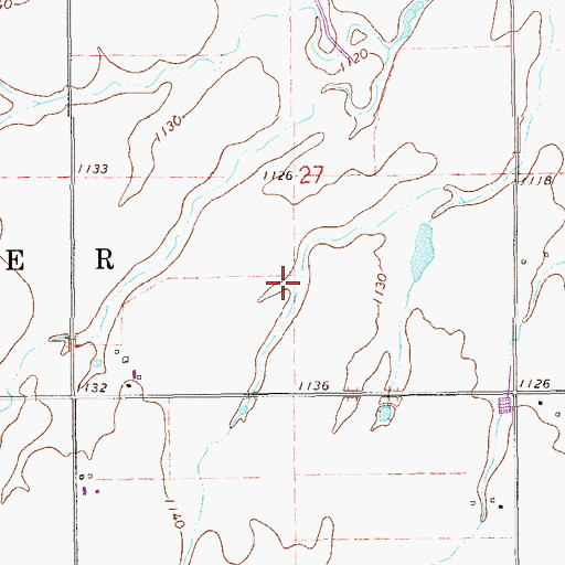 Topographic Map of Oknoname 04706 Dam, OK