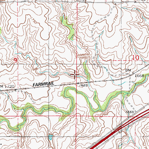 Topographic Map of Turkey Creek Site 4 Reservoir, OK