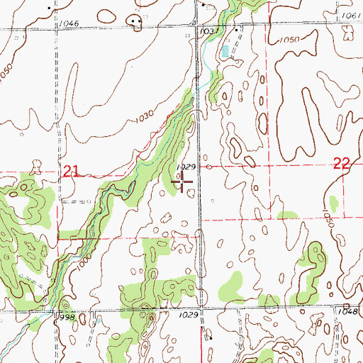 Topographic Map of Winter Creek Site 11 Reservoir, OK