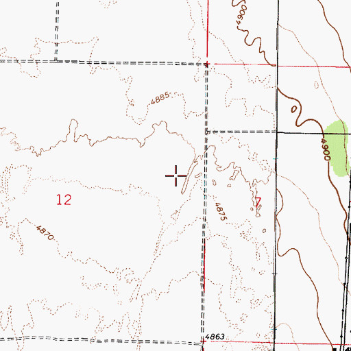 Topographic Map of Eagle Mountain, UT