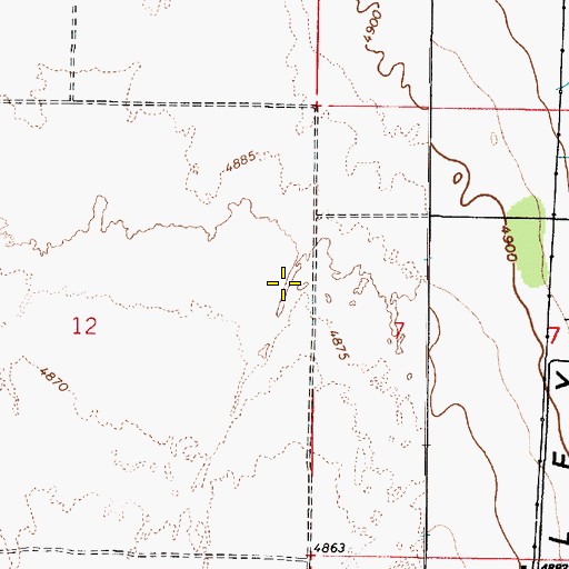 Topographic Map of Eagle Mountain, UT