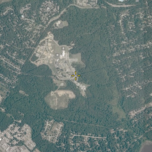 Aerial/Satellite Image of Industrial Home (historical), VA
