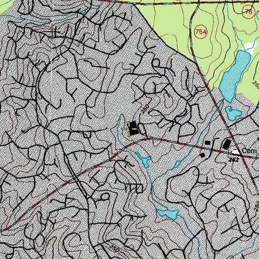 Topographic Map of Swift Creek Elementary School, VA