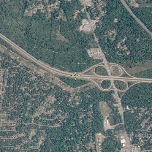 Aerial/Satellite Image of Old Lane Cemetery, VA