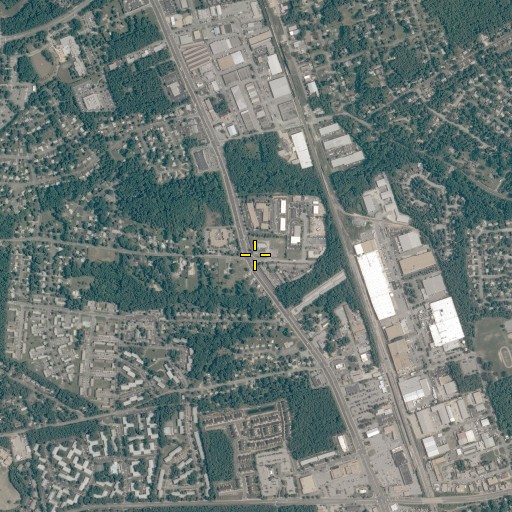 Aerial/Satellite Image of Wistar Heights United Methodist Church, VA