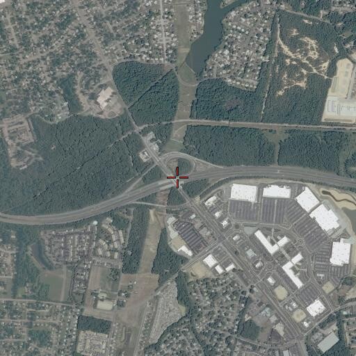 Aerial/Satellite Image of Interchange 195, VA