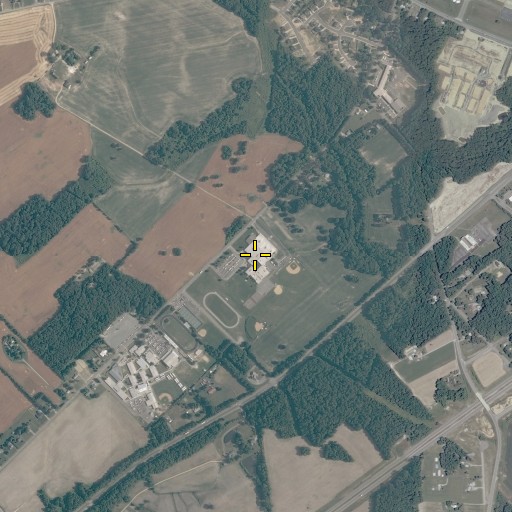 Aerial/Satellite Image of Baker Elementary School, VA