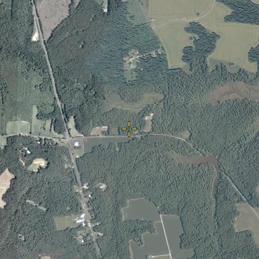 Aerial/Satellite Image of Mount Olive Church, VA