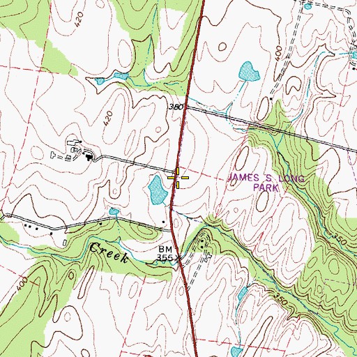 Topographic Map of Gainesville Mini Library, VA