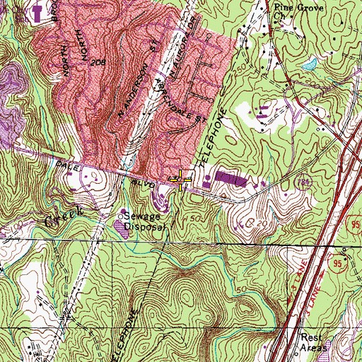 Topographic Map of The Church of Jesus Christ of Latter Day Saints, VA