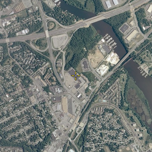Aerial/Satellite Image of Gordon Plaza Shopping Center, VA