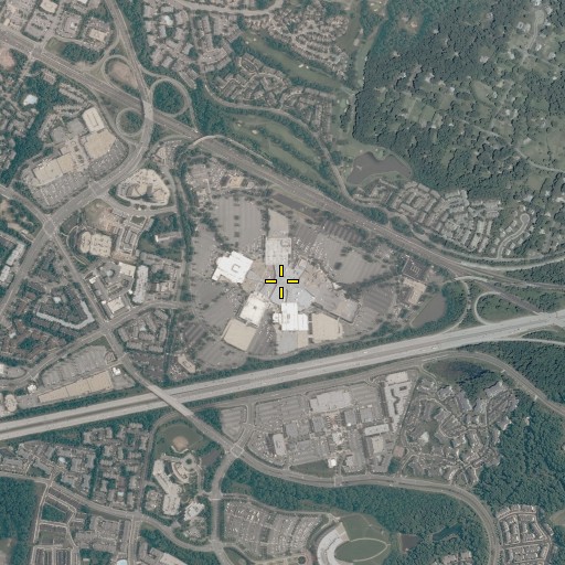 Aerial/Satellite Image of Fair Oaks Mall Shopping Center, VA