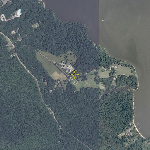 Aerial/Satellite Image of Gunston Hall School (historical), VA